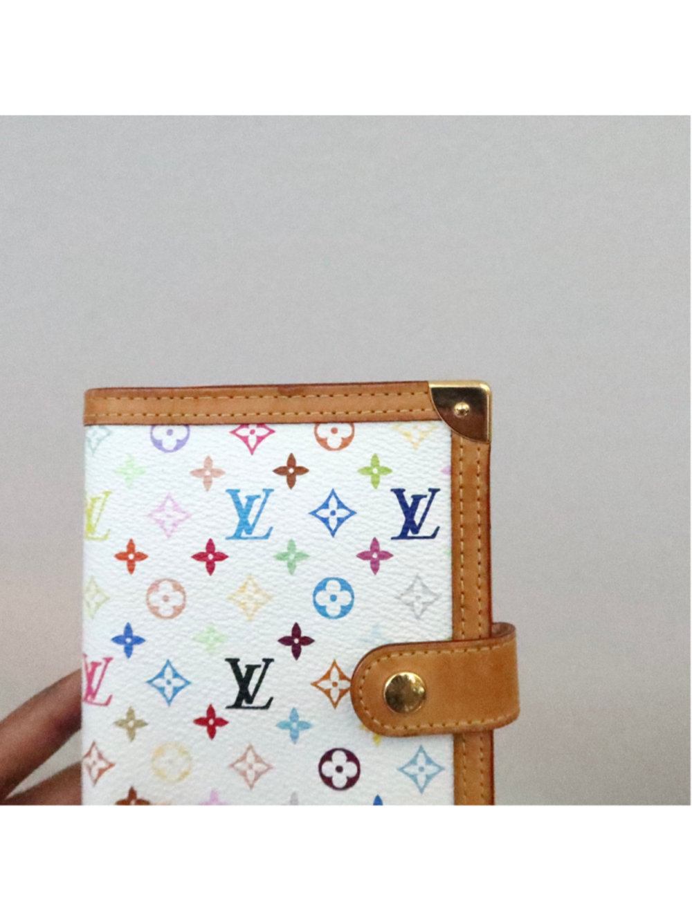 Louis Vuitton Murakami Multicolor White Agenda PM EXCELLENT - Picture 7 of 10